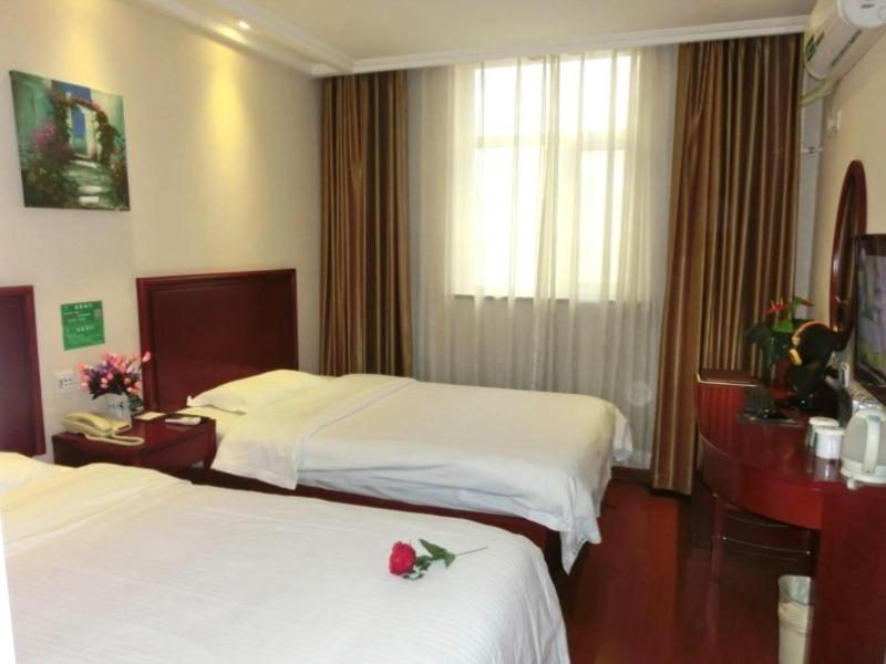 GreenTree Inn Beijing Fangshan Liangxiang Suzhuang Express Hotel Buitenkant foto