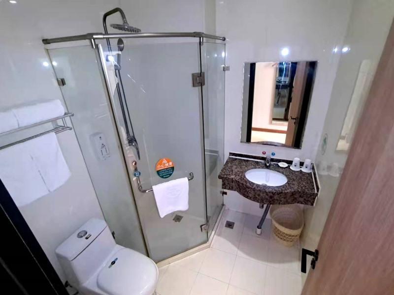 GreenTree Inn Beijing Fangshan Liangxiang Suzhuang Express Hotel Buitenkant foto